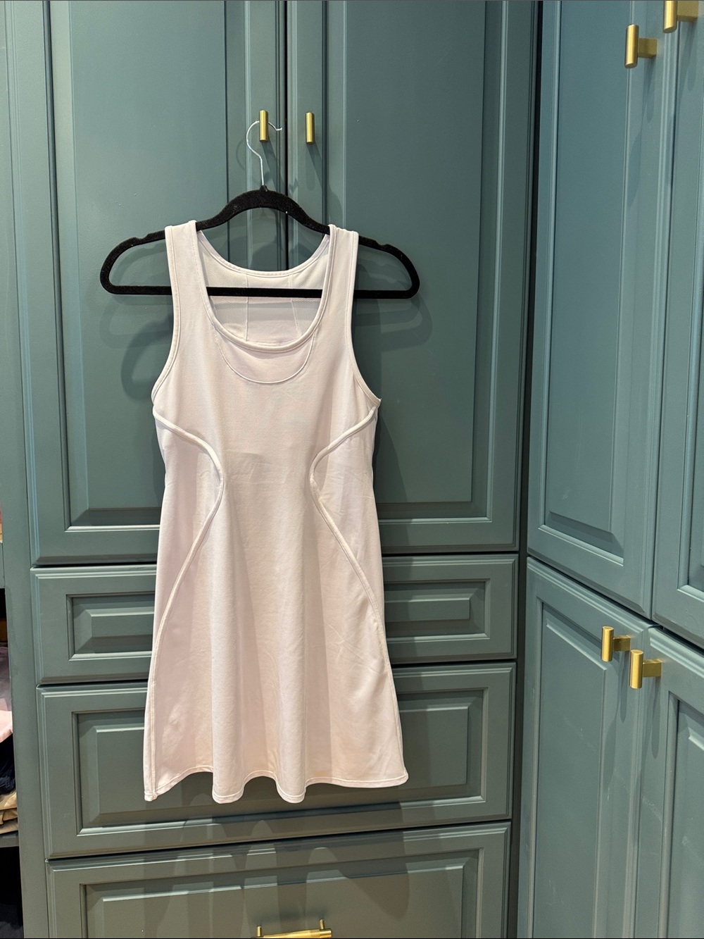 White Athletic Tank Dress